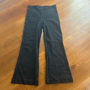 Theory High Waisted Double Knit Boot Cut Pants